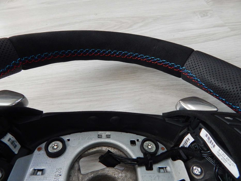 BMW E81 E82 E84 E87 E88 E90 E91 E92 kierownica sport łopatki alcantara