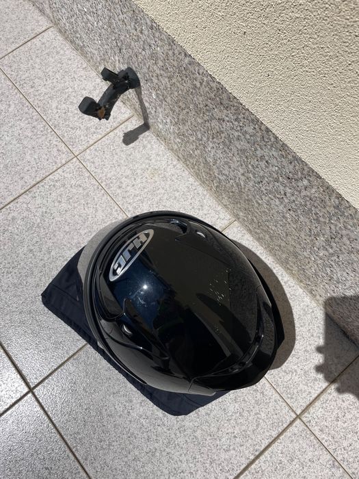 Capacete Integral HJC RPHA 12 (Preto) — Tamanho XS