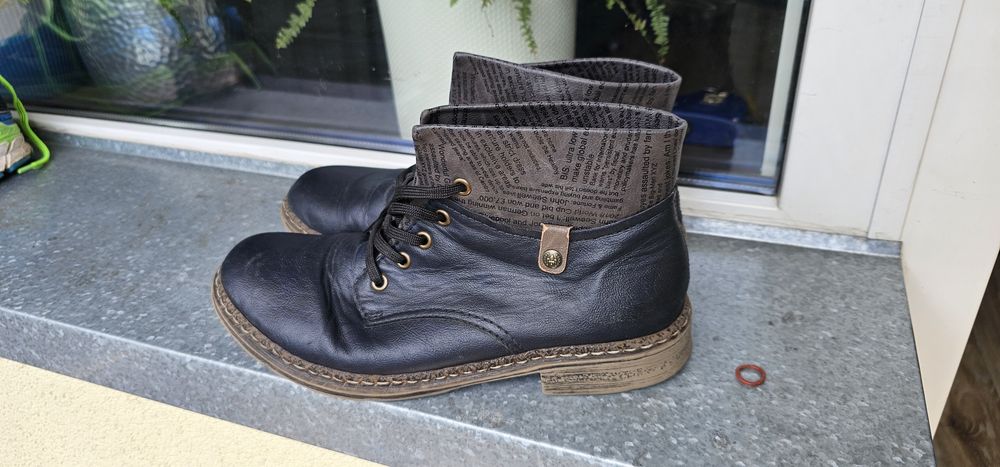 Rieker botki damskie rozmiar 40 wkładka 25,5cm używane