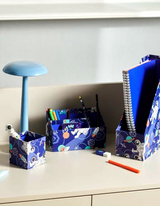 Новий дитячий органайзер для шкільного приладдя на стіл космос