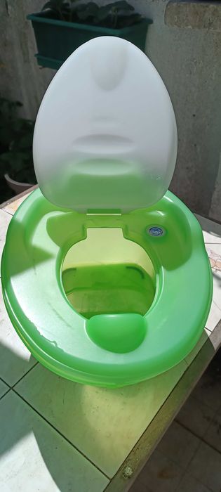 Sanita/ bacio plástico verde e branco