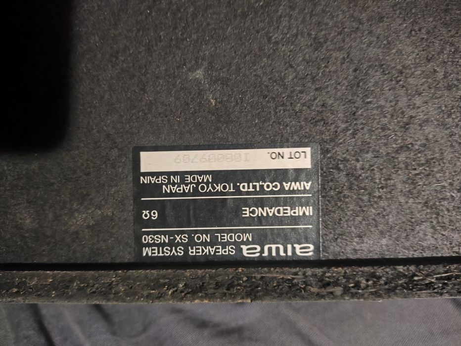 музикальний центр Panasonic SA-AK 410 + колонки aiwa sx-ns30