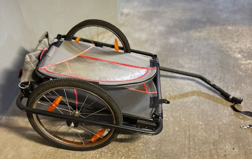 Reboque / carrinho para bicicleta