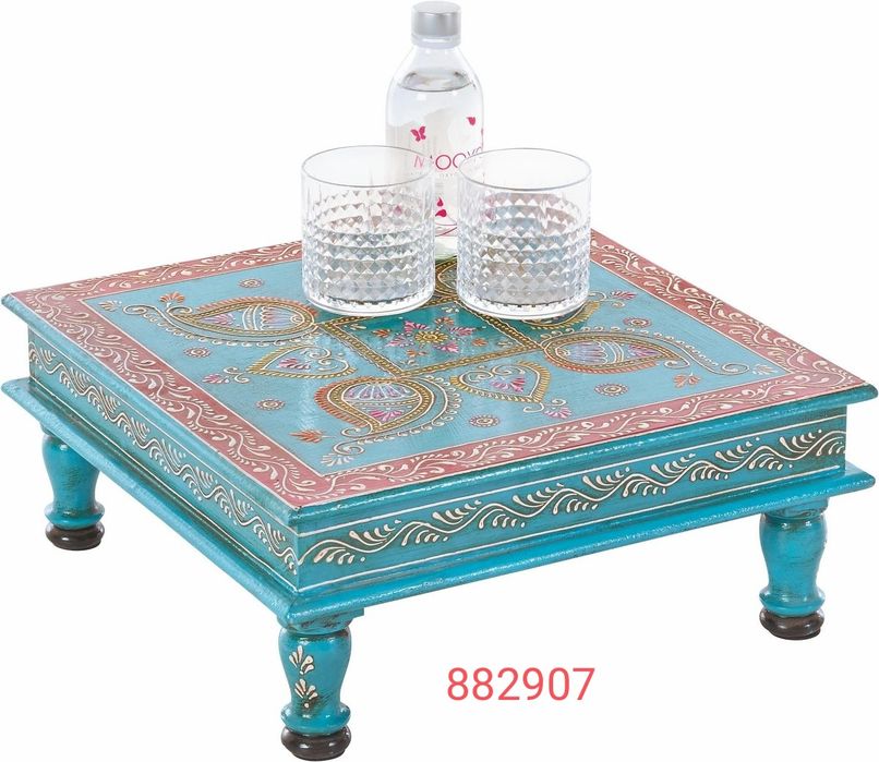 Ława ręcznie malowana