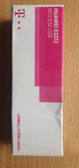 Modem USB, LTE  Huawei E3372, BEZ simlocka, zestaw, stan bdb