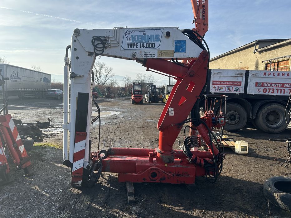 Кран маніпулятор Kennis 140 10m 4t hiab palfinger effer fassi