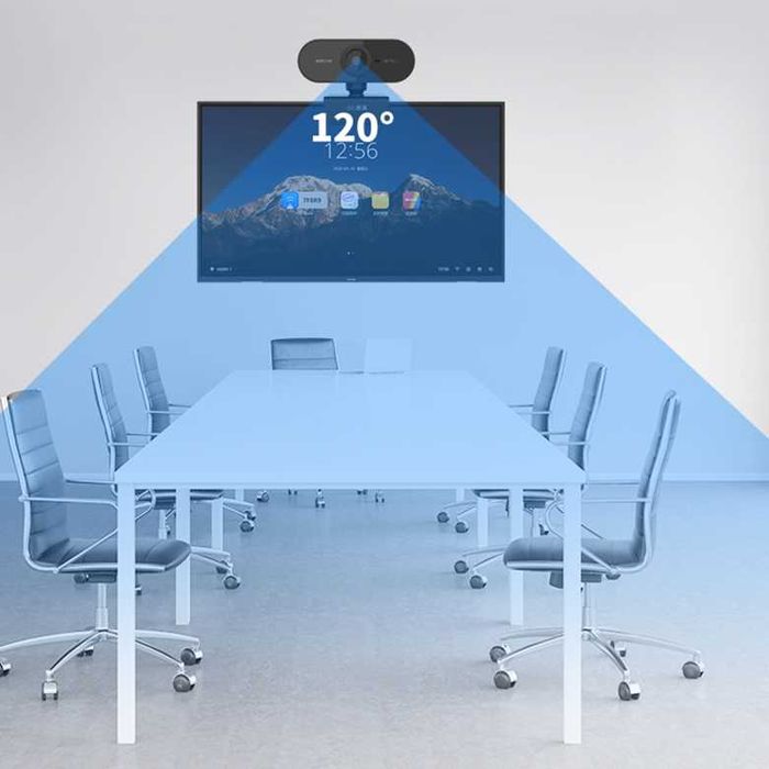 Webcam HD 1080P USB com Microfone Integrado e Rotação Manual 360° NOVO