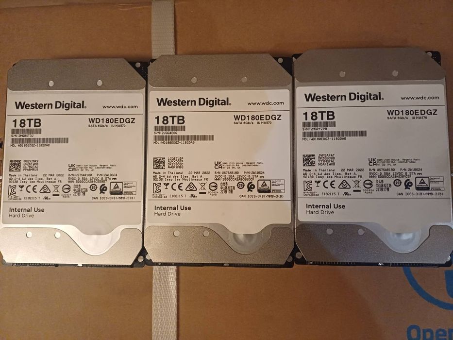 Discos 18tb western digital