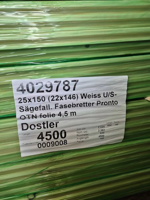 Deska elewacyjna 22x146 AB, Faza,  podbitka, świerk skandynawski !!!