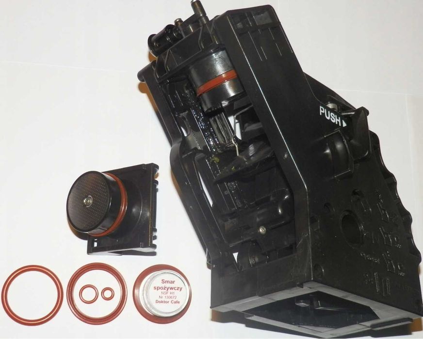 Zestaw nowy typ uszczelki smar Saeco SUP HD RI SM Gaggia Miele Spidem