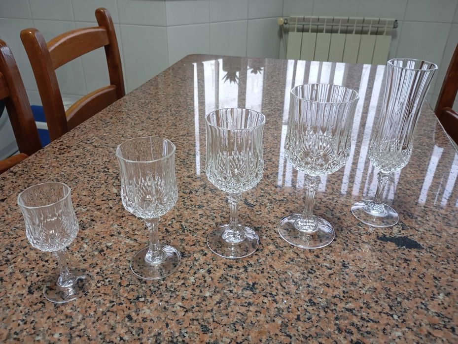 Conjunto copos de cristal D`Arques