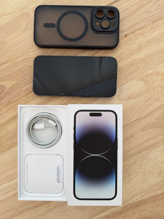 iPhone 14 Pro 128 GB – sprawny, komplet + etui MagSafe