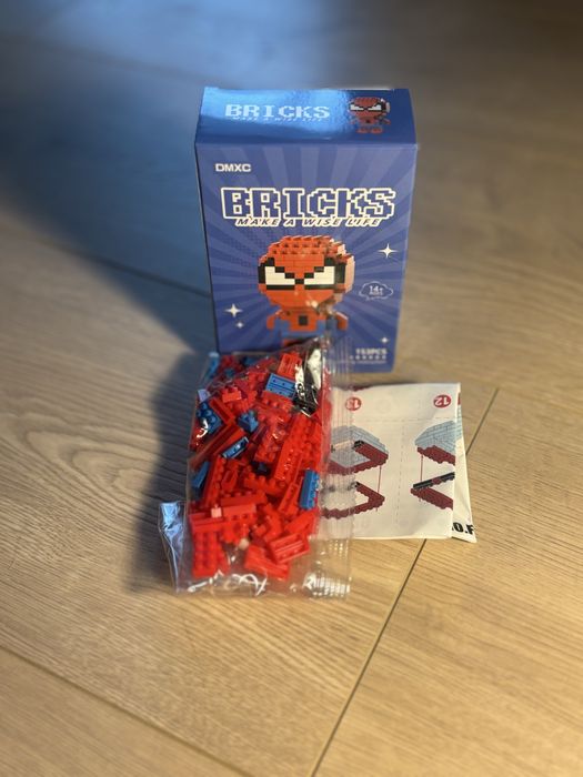 Spidermen klocki lego figurka bricks