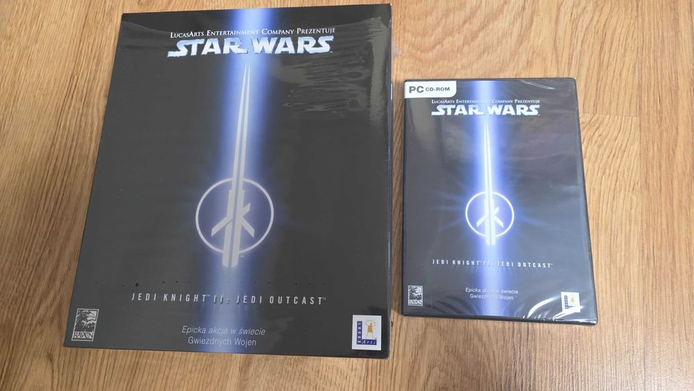 PC Star wars Jedi knight 2 Jedi outcast wydanie polskie big box