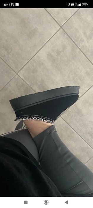 Hit mule uggly platform chodaki gruba podeszwa klapki laczki insta fu