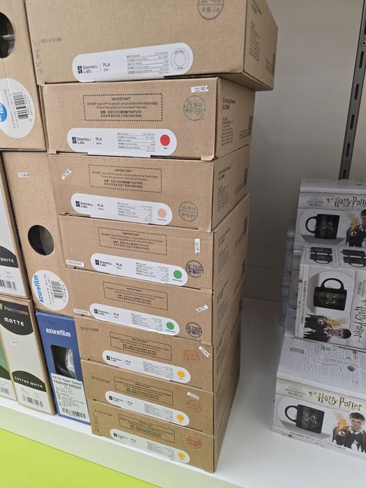 Filamentos para impressões 3d