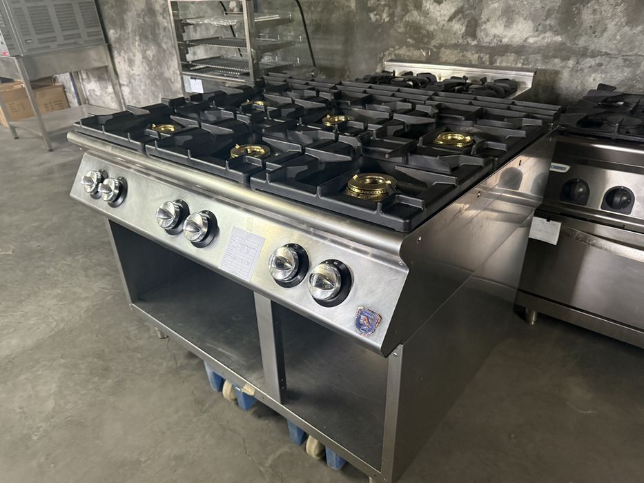 Fogão industrial Virtus  6 Queimadores a gaz botija