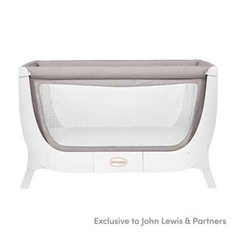 Дитяче ліжко-трансформер колиска Shnuggle Air Bedside Crib