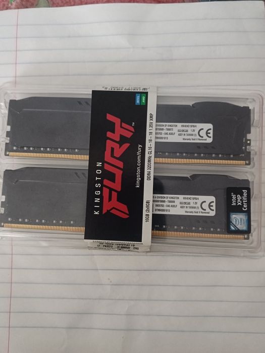 Оперативна пам'ять ddr4 8gb. Кіт Kingston Fury 2x4gb