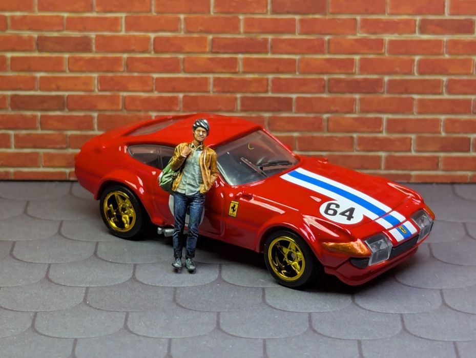 Hot Wheels Ferrari 365 GTB4 Competizione + Custom