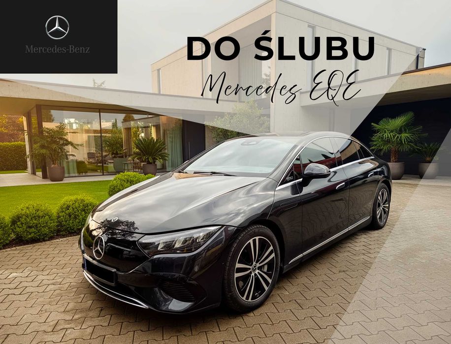 Auto do ślubu | Samochód na wesele. Nowy Mercedes EQE. Klasa E.