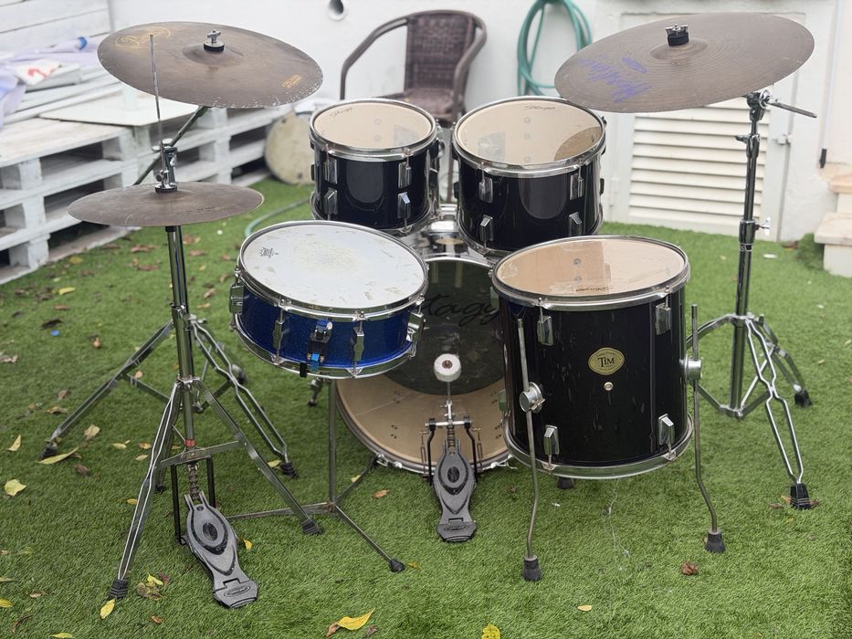 Bateria Acústica Stagg Tim Completa