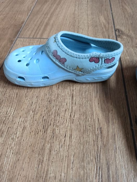 Klapki piankowe 26 crocsy niebieskie