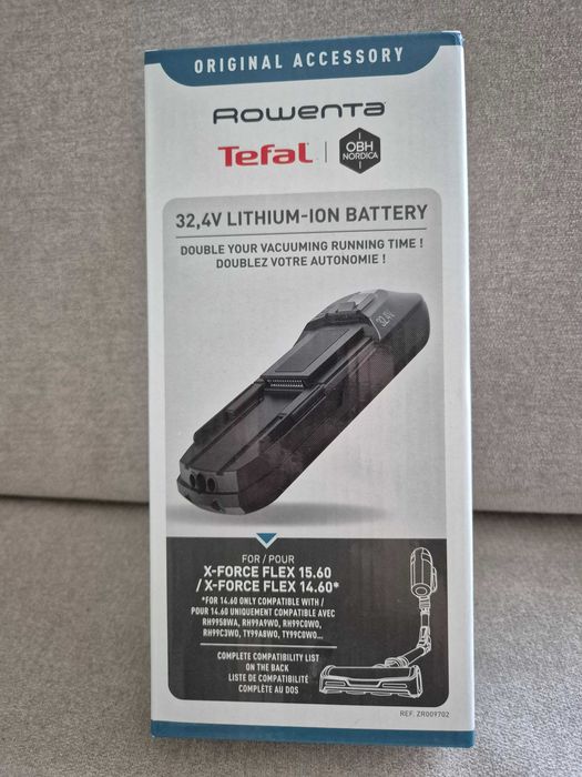 Bateria Rowenta do Tefal X-Force Flex 14.60 TY98 15.60 TY99 32.4V ZR009702