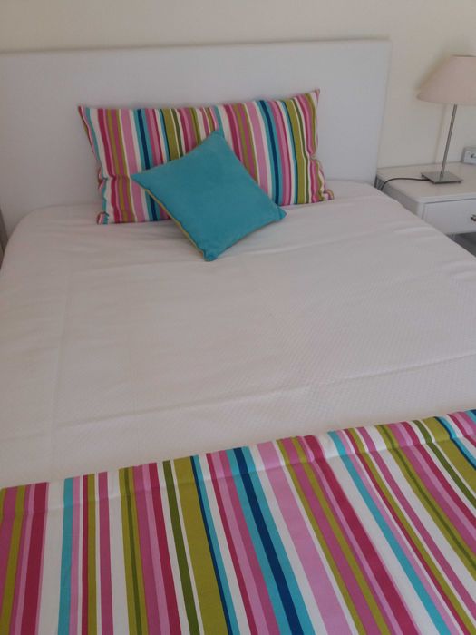 Colcha de cama casal + Almofada Suede