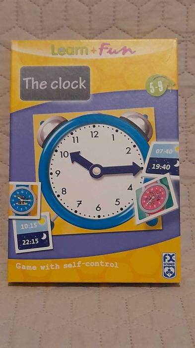 Zegar The clock gra edukacyjna wiek 5 -9 lat bdb