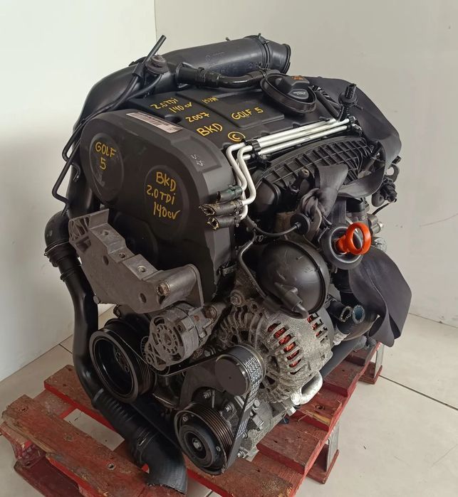 Motor golf 5 2.0TDI 140cv BKD - JPJ caixa 6 velocidades DSG letra C
