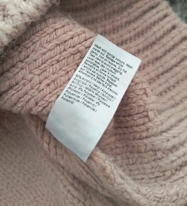 Sweter damski z kwiatkami L