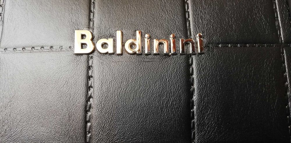 Nowa skórzana torba biznesowa na laptopa Baldinini