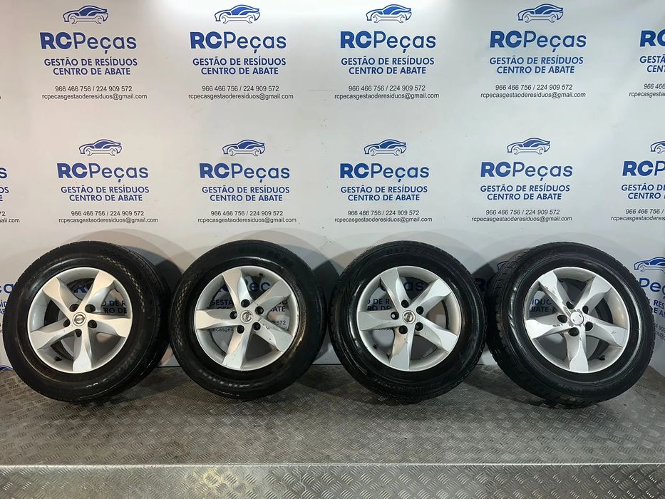 .Conjunto Jantes 16 Originais Nissan Juke F15 6,5J ET40 5x114,5
