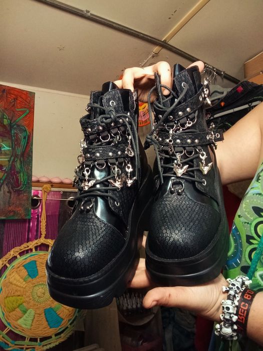 Botas de plataforma Gothic Punk