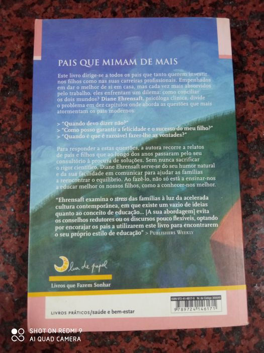 Pais Que Mimam Demais - de Diane Ehrensaft