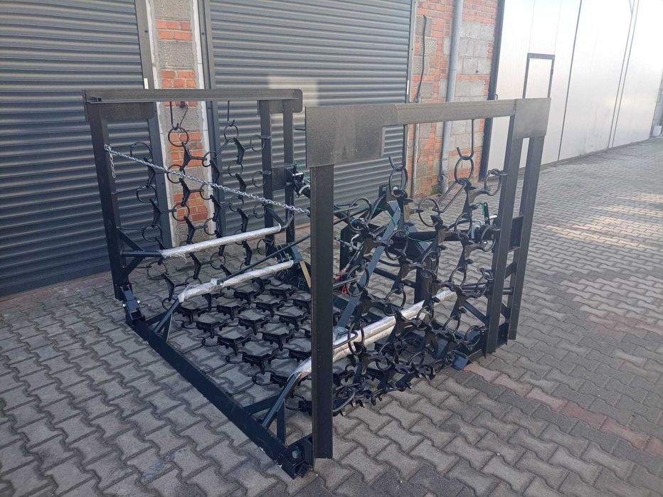 Włóka łąkowo polowa 5m/4rzędowa hydraulicznie rozkładana