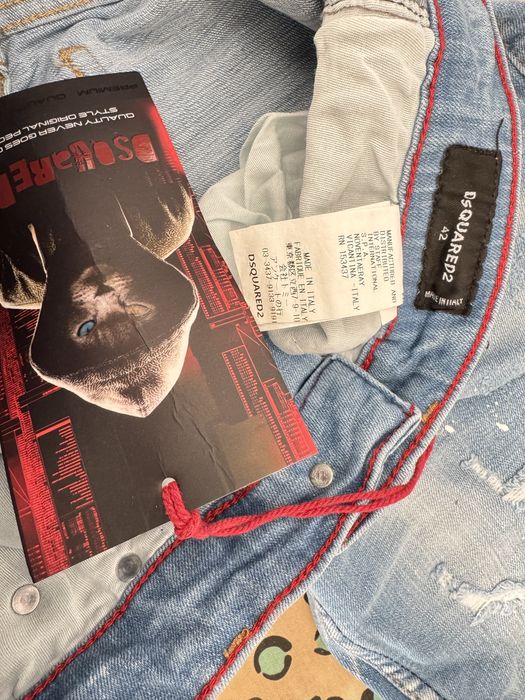 Dsquared spodenki jeansowe