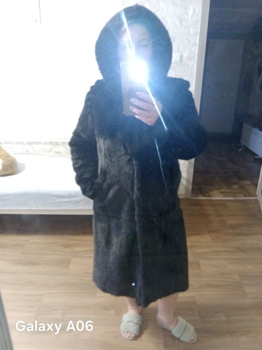 Новая шуба из чёрной норки!