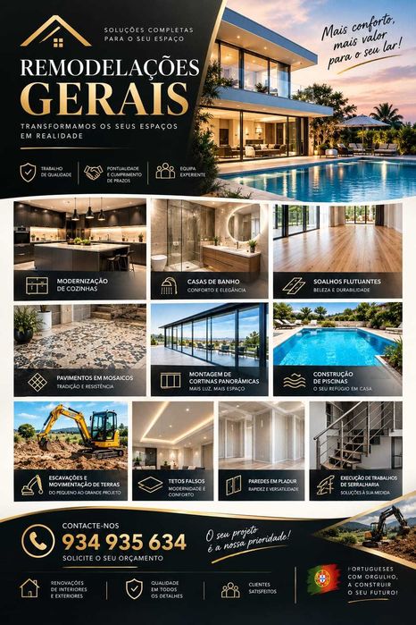 Construção de piscinas,remodelações ,pequenos arranjos