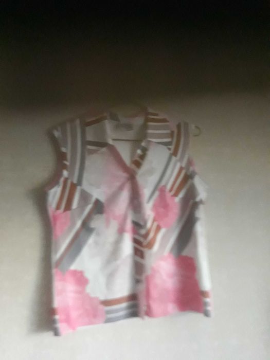 bluzka damska bez rękawów