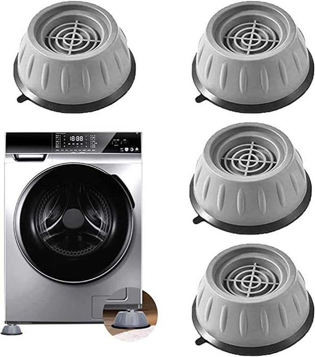 4 suportes apoios anti-vibração maquina lavar, novos