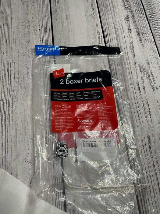 Трусы боксерки Supreme x Hanes