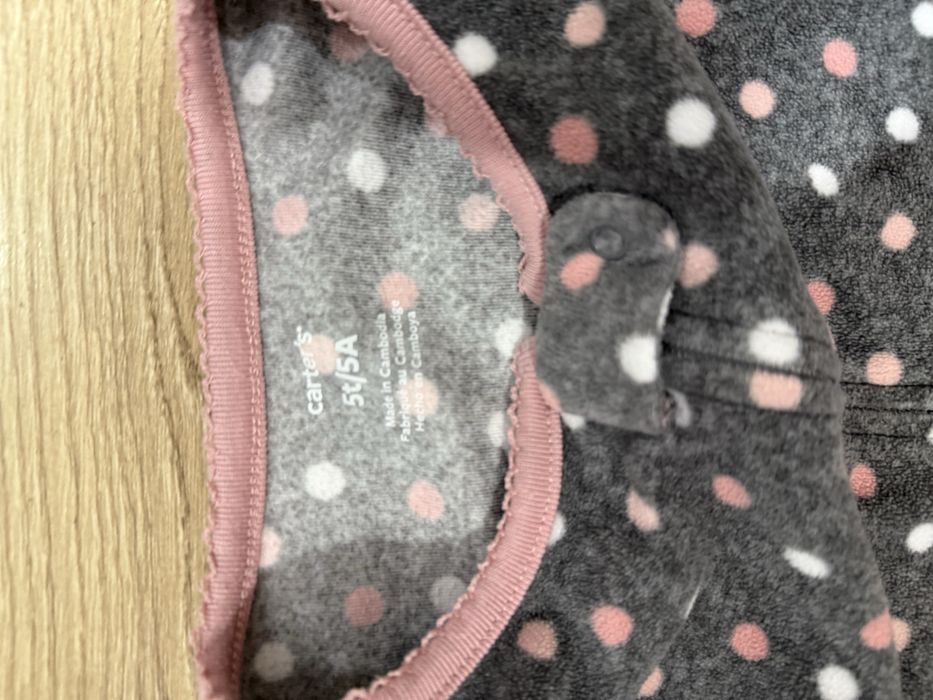 Комбінезон carters 5t флісовий ромпер