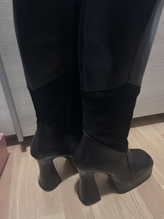 Botas cano alto n36 salto 11 cm