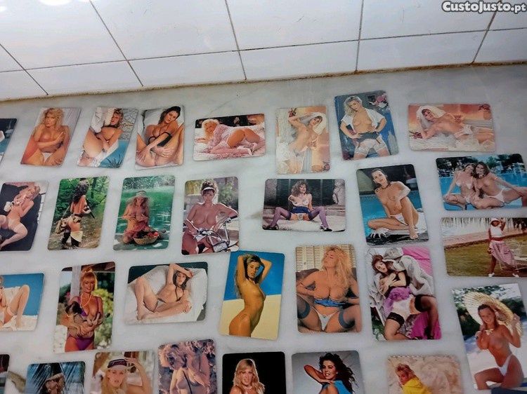 Conjunto de 41 Calendários de Bolso Antigos