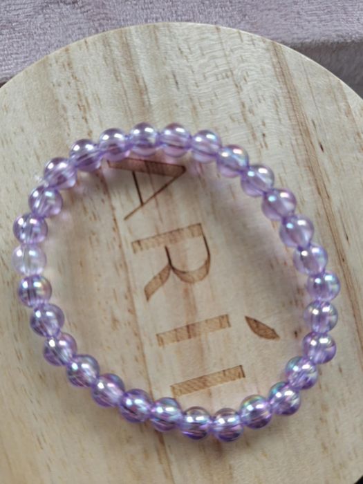 Bransoletka damska 6 mm koraliki