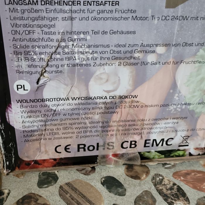 Wyciskarka wolnoobrotowa