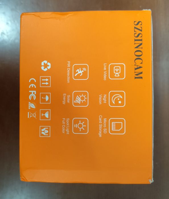 Câmara de Vigilância 4G Solar SZSINOCAM QW8 - Sem Fios (Nova)