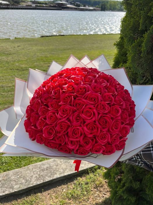 Букети Вау з мильних троянд - оригінальний подарунок коханій жінці